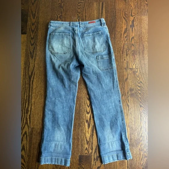 Anthropologie Pilcro Straight Mid Rise Jean Reg Wash Womens 28 - Picture 2 of 9